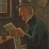 Maler des 19. Jahrhundert wohl Italien. ''Der Zeitungsleser'' - фото 1