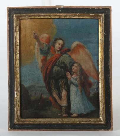 Maler des 19. Jahrhundert ''Schutzengel mit Kind'' - photo 2