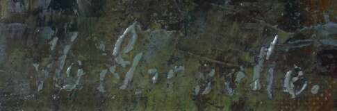 Landschaftsmaler des 19./20. Jahrhundert ''Flusslauf mit Steinbrücke'' - photo 3