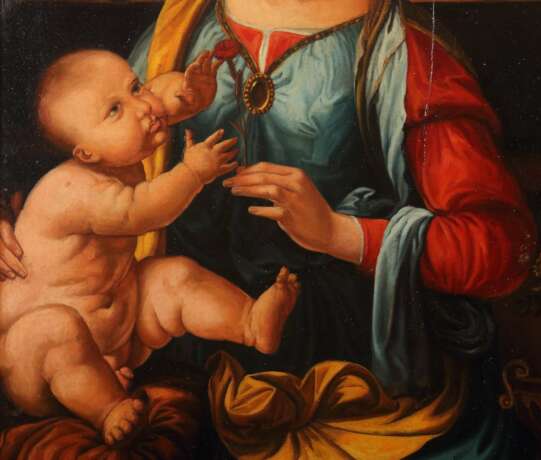 Maler/Kopist des 19./20. Jahrhundert ''Madonna mit der Nelke'' - фото 4