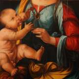 Maler/Kopist des 19./20. Jahrhundert ''Madonna mit der Nelke'' - Foto 4