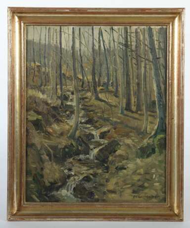 Umgelter, Hermann Stuttgart 1891 - 1962, Maler in Stuttgart-Botnang, Stud. in München. ''Waldinneres'' - Foto 2
