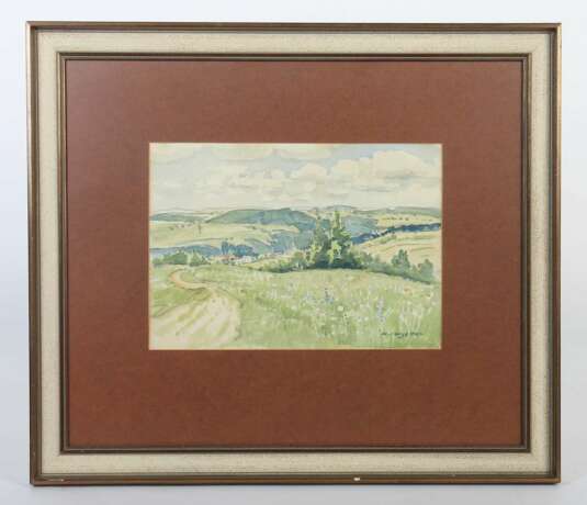 Umgelter, Hermann Stuttgart 1891 - 1962, Maler in Stuttgart-Botnang, Stud. in München. ''Schwäbische Landschaft'' - фото 2