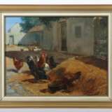 Maler des 20. Jahrhundert ''Hühner im Hof'' - Foto 2
