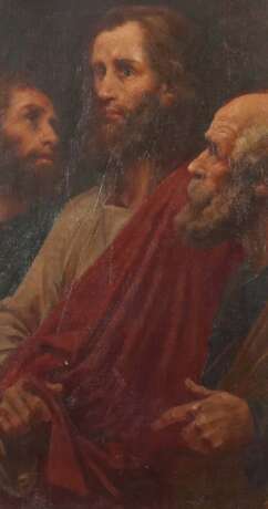 Kirchenmaler des 20. Jahrhundert ''Christus mit Apostel'' - photo 1