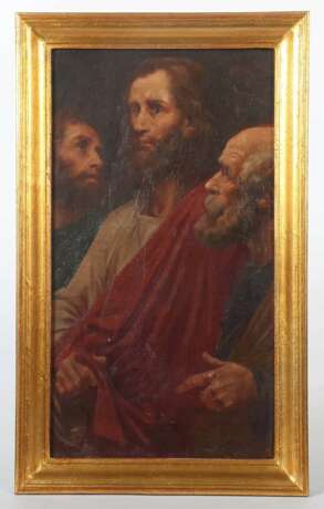 Kirchenmaler des 20. Jahrhundert ''Christus mit Apostel'' - photo 2