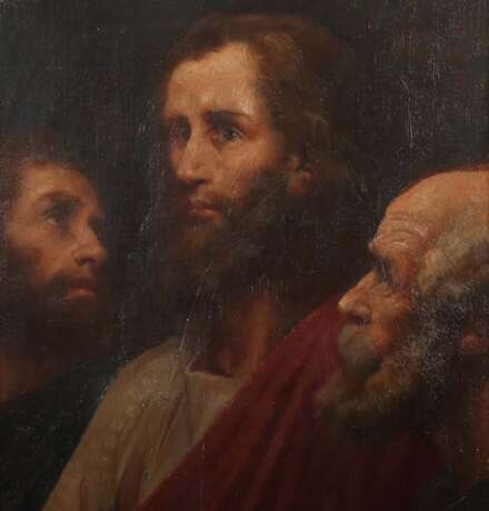 Kirchenmaler des 20. Jahrhundert ''Christus mit Apostel'' - Foto 3