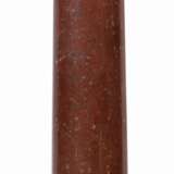 Rote Stein-Säule mit drehbarem Kapitell wohl 19. Jahrhundert - photo 1