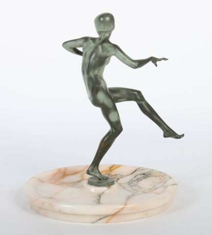 Elischer, John W. 1891 - 1966, österreichischer Bildhauer. ''Tanzender Frauenakt mit Schale'' - Foto 3