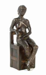 Jaekel, Joseph Wallmenroth 1907 - 1985 Köln, deutscher Bildhauer. ''Akt sitzend''