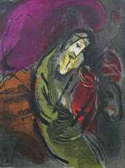 Chagall, Marc (zugeschrieben|nach) 1887 - 1985, russischer Maler, Illustrator, Bildhauer und Keramiker. ''Jéremie'', 1956, Blatt aus dem Bilderzyklus: ''La Bible''