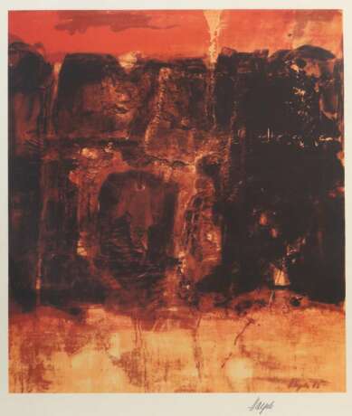 Maler des 20. Jahrhundert ''Abstrakte Komposition in Rot'' - фото 1