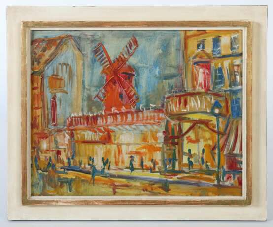 Maler des 20. Jahrhundert ''Moulin Rouge in Paris'' - photo 2