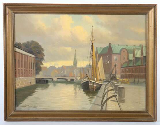 Maler des 20. Jahrhundert ''Hafenstadt'' - photo 2