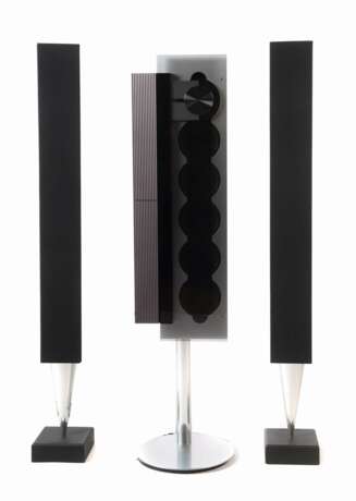 Bang & Olufen Stereoanlage ''BEOSOUND 9000'' mit Lautsprecherpaar ''BEOLAB 8000'' Sechsfach-CD-Wechsler mit Schlitten und Glastüre sowie Radio Tuner - фото 1