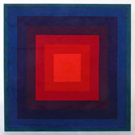 Panton, Verner Gamtofte 1926 - 1998 Kopenhagen. Stoffgrafik ''Quadrat'' in 8 Farben abgestuft - фото 2