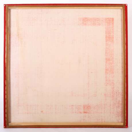 Panton, Verner Gamtofte 1926 - 1998 Kopenhagen. Stoffgrafik ''Quadrat'' in 8 Rot-Orangetönen abgestuft - photo 4