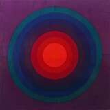 Panton, Verner Gamtofte 1926 - 1998 Kopenhagen. Stoffgrafik ''Kreis'' in 8 Farben abgestuft - Foto 1