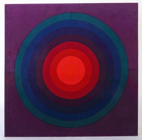 Panton, Verner Gamtofte 1926 - 1998 Kopenhagen. Stoffgrafik ''Kreis'' in 8 Farben abgestuft - фото 2