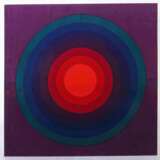 Panton, Verner Gamtofte 1926 - 1998 Kopenhagen. Stoffgrafik ''Kreis'' in 8 Farben abgestuft - Foto 2