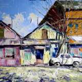 Старый Москвич Canvas Oil paint Impressionism Genre art 2020 - photo 1