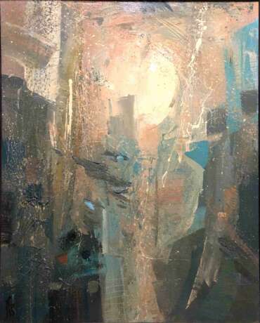 Ненастье Toile sur le sous-châssis Peinture à l'huile Art abstrait 2015 - photo 1