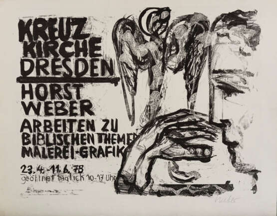 17 Ausstellungsplakate Dresden von Künstlern der DDR - Foto 12
