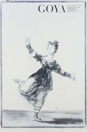 Ausstellungsplakat "Goya - Zeichnungen und Druckgraphik" - Foto 1