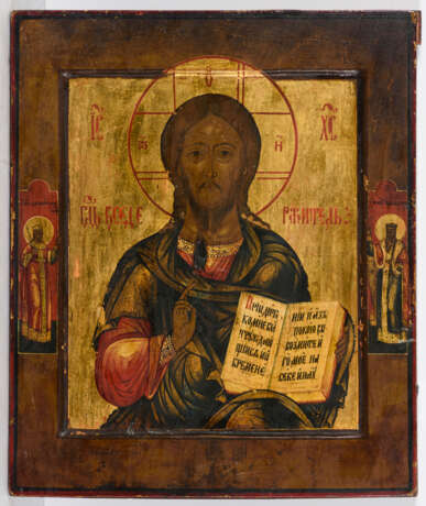 Ikone mit Christus Pantokrator - photo 1