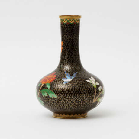 CHINA Cloisonné-Vase, 20. Jahrhundert - photo 2