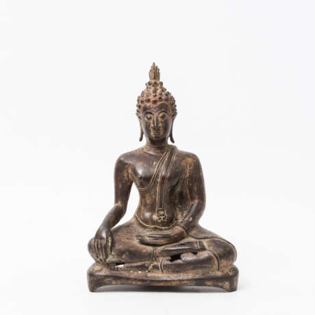 Buddha aus Metall THAILAND, 20. Jahrhundert - photo 1