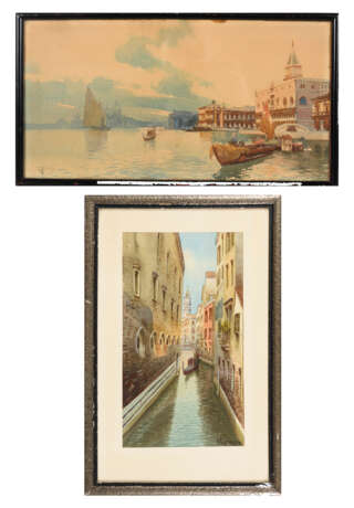 Zwei Ansichten Venedig - Foto 1