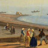 Italien um 1850: Die Bucht Neapel mit dem Vesuv - Foto 2
