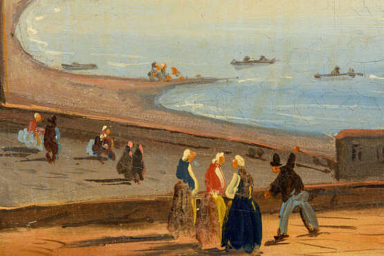 Italien um 1850: Die Bucht Neapel mit dem Vesuv - фото 2