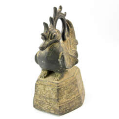 Opiumgewicht Ente aus Bronze. Wohl BURMA 18. / 19. Jahrhundert