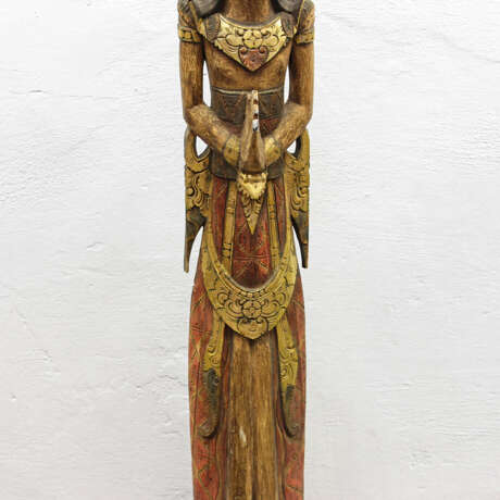 Figurenpaneel aus Holz. THAILAND, 20. Jahrhundert - фото 3