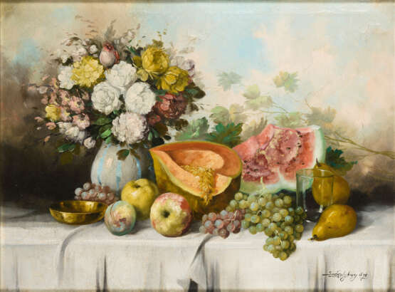 Ungarischer Maler: Stillleben mit Früchten - photo 1