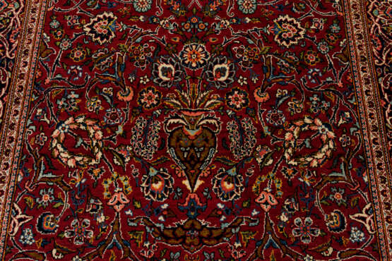 Orientalischer Vasenteppich mit üppigem Floralrankendekor - Foto 3