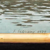 SEQUENC, FRANZ (1938-2006), "Kanal mit Kran und Schiff", - Foto 3