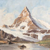 ZELLER-WOLFECK, WOLFGANG (1900-1987), "Matterhorn mit Riffelsee", - Foto 1