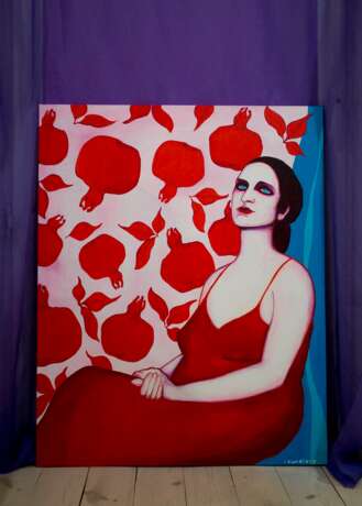 Design Painting, Painting “Picture of Madame Mina”, Canvas, Acrylic paint, 2020 - photo 3