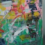 Painting “Jazz”, Canvas, Acrylic paint, Expressionist, Mythological, 2009 - photo 3