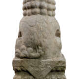A MONUMENTAL PAIR OF MARBLE BUDDHIST LIONS - photo 5
