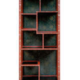 A MOTHER-OF-PEARL-EMBELLISHED RED LACQUER DISPLAY CABINET, D... - photo 1
