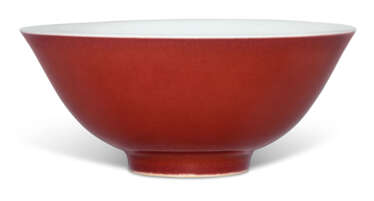 A COPPER-RED-GLAZED BOWL