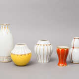 METZLER&ORTLOFF Konvolut von 5 Vasen im Art Déco-Stil, 20. Jahrhundert - Foto 1