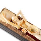 A GERMAN IVORY ANATOMICAL MODEL OF A PREGNANT WOMAN - photo 3