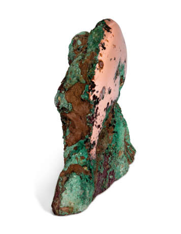 A ROUNDED SPECIMEN OF NATIVE COPPER - photo 3