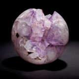 AN AMETHYST SPHERE WITH CRYSTAL CAVITY - фото 1
