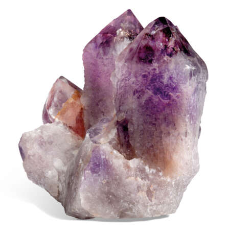 A CLUSTER OF LARGE AMETHYST POINTS - Foto 3